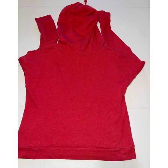Atlanta Falcons Red Pullover Hoodie Sweatshirt NFL Team Apparel‎ Women's Large - Picture 5 of 5